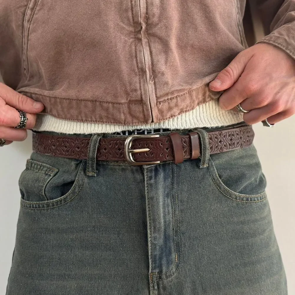 Y2k style brown and silver